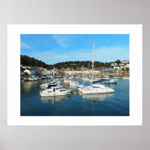 St Aubin's harbour, Jersey Poster