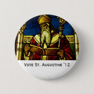 St. Augustine '12 6 Cm Round Badge