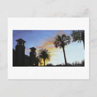 St Augustine at Sunset Postcard