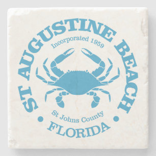 St Augustine Beach (crab) Stone Coaster