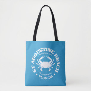 St Augustine Beach (crab) Tote Bag