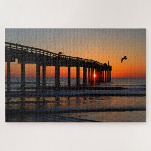 St. Augustine Beach, Florida Fishing Pier Jigsaw Puzzle