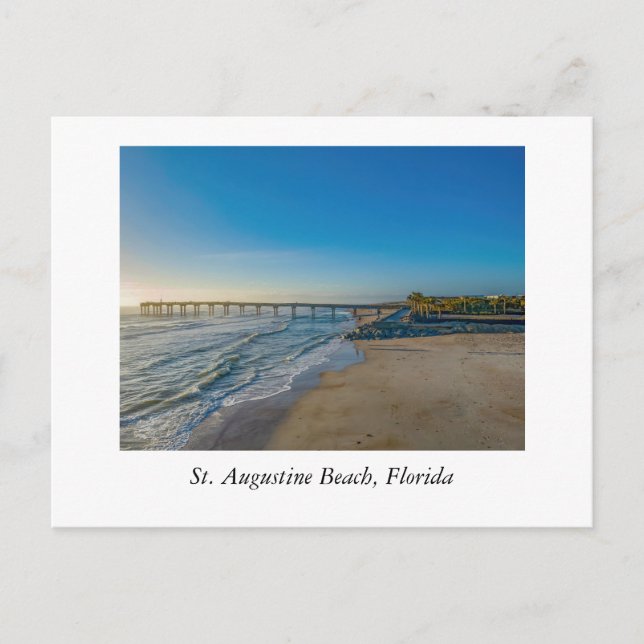St Augustine Beach Postcard (Front)