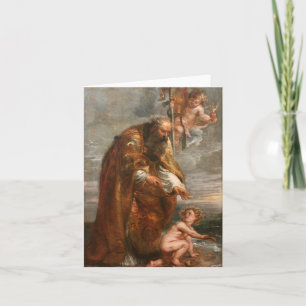 St. Augustine By Peter Paul Rubens Card