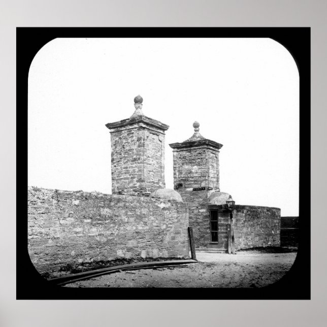 St. Augustine City Gates Poster (Front)