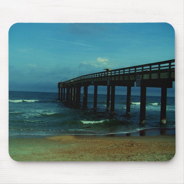 St. Augustine Fishing Pier Mouse Mat (Front)