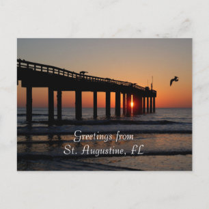 St. Augustine, FL Greetings Postcard