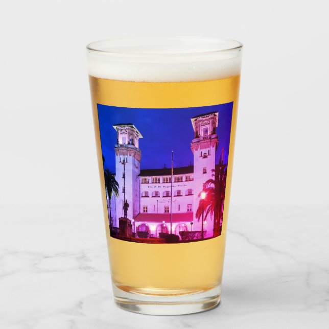 St. Augustine, FL - Hotel Alcazar Glass (Front Filled)