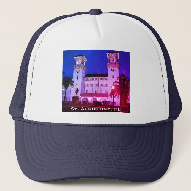 St. Augustine, FL - Hotel Alcazar Trucker Hat (Front)