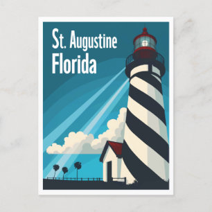 St. Augustine FL Lighthouse Save the Date Postcard