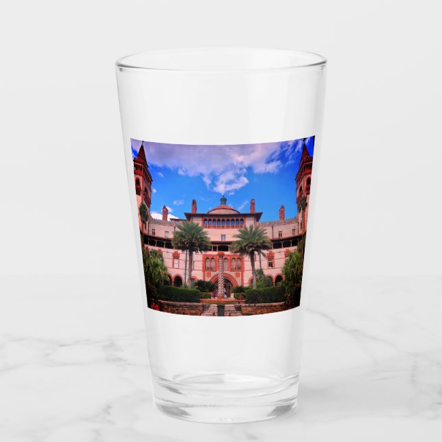 St. Augustine, FL - Ponce de Leon Hotel Glass (Front)