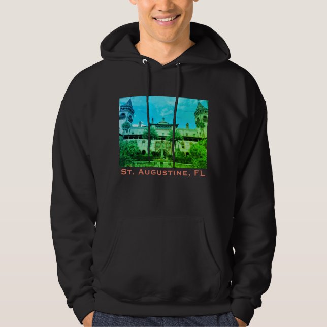St. Augustine, FL - Ponce de Leon Hotel Hoodie (Front)