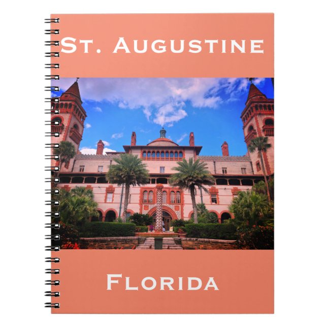 St. Augustine, FL - Ponce de Leon Hotel Notebook (Front)