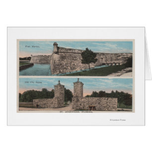 St. Augustine, FL - View of Ft. Marion & City