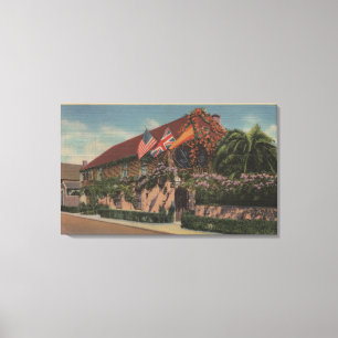 St. Augustine, FL - View of St. Francis Canvas Print