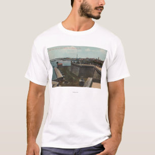 St. Augustine, Florida - Aerial of Ft. Marion T-Shirt