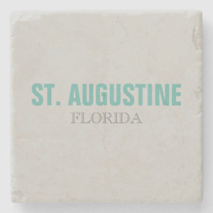 St. Augustine Florida Beach Style Stone Coaster
