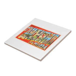 St Augustine Florida FL Vintage Travel Souvenir Tile
