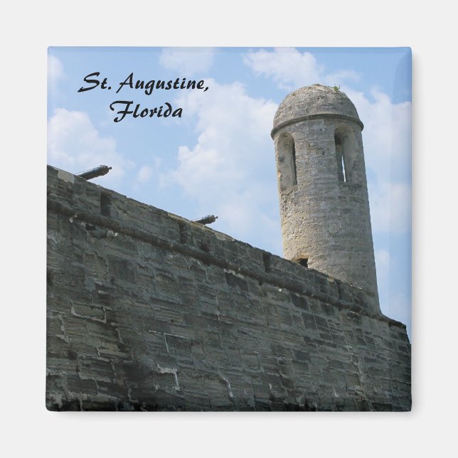 St. Augustine Florida fort castillo de san marcos Magnet (Front)