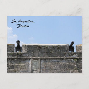 St. Augustine Florida fort castillo de san marcos Postcard