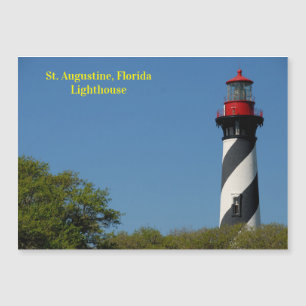 St. Augustine, Florida lighthouse magnetiic card