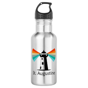 St. Augustine Florida Lighthouse Rainbow 532 Ml Water Bottle