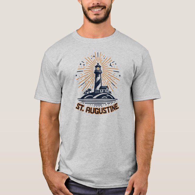 St. Augustine Florida Lighthouse Sunrise T-Shirt (Front)