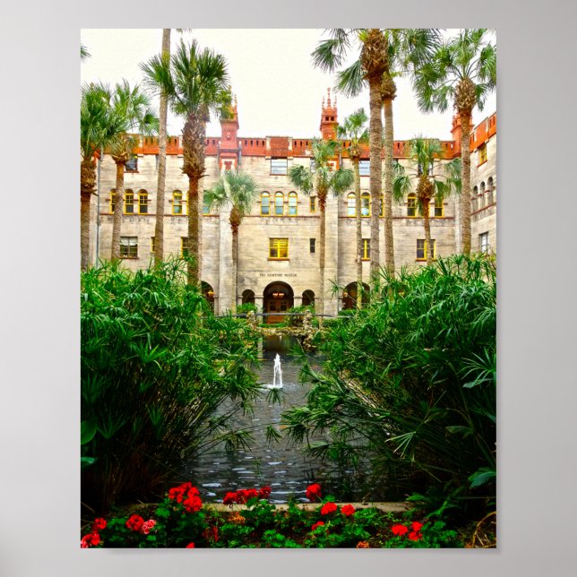 St Augustine Florida Lightner Museum Printable Art Poster (Front)