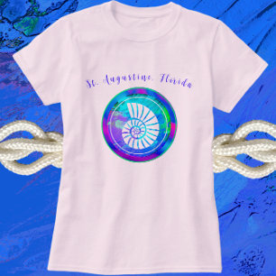 St. Augustine Florida Pretty Sea Shell T-Shirt