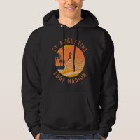 St Augustine Florida Retro Distressed Circle