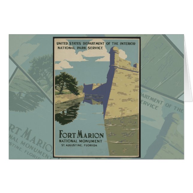 St. Augustine Florida Spanish Fort Poster (Front Horizontal)