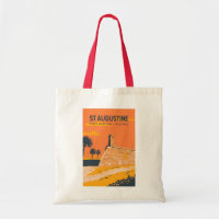 St Augustine Florida Travel Art Vintage