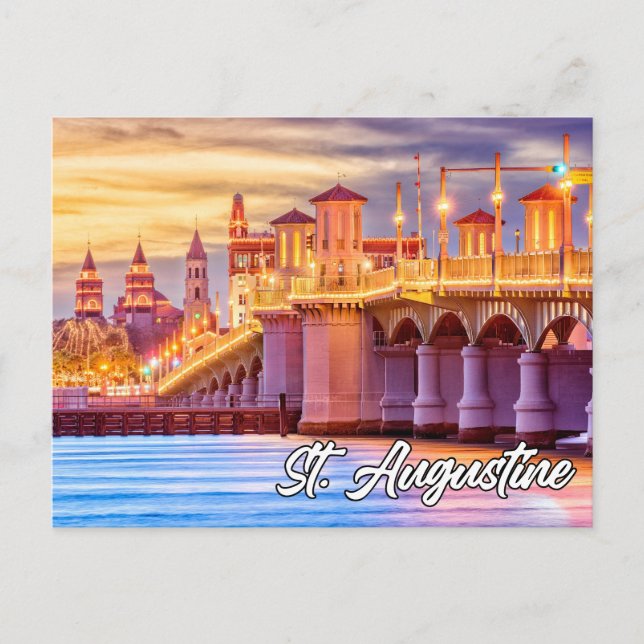 St. Augustine, Florida, USA Postcard (Front)