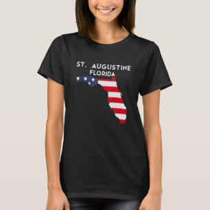 St Augustine Florida USA State America Travel Flo T-Shirt