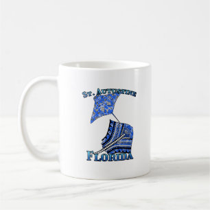 St. Augustine Florida Vacation Tribal Stingray Coffee Mug