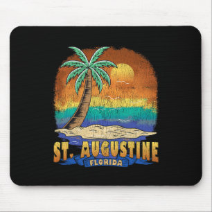 St Augustine Florida Vintage Distressed Souvenir Mouse Mat