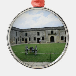 St Augustine Fort Castillo de San Marcos II Metal Tree Decoration