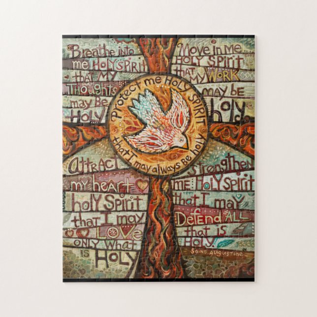 St. Augustine Holy Spirit Prayer puzzle (Vertical)