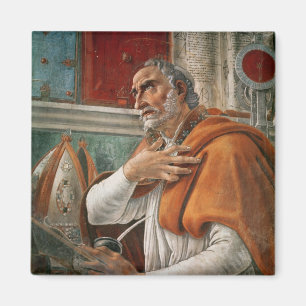 St. Augustine in his Cell, c.1480 Magnet
