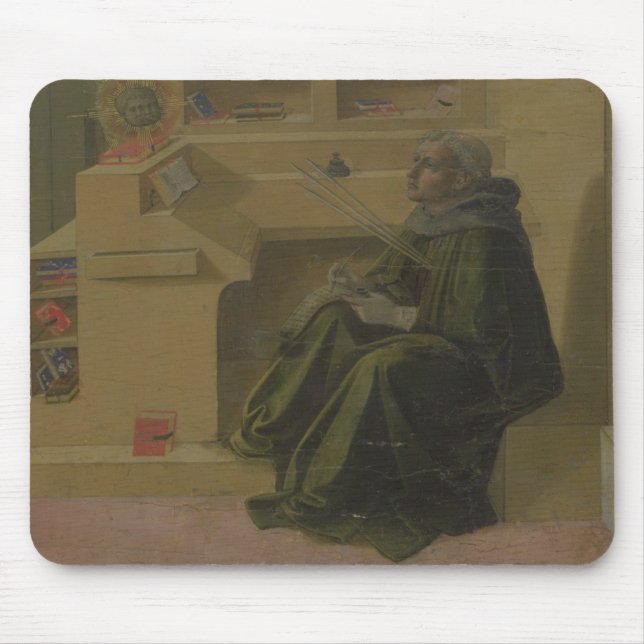 St. Augustine in his Study (predella of the Barbad Mouse Mat (Front)