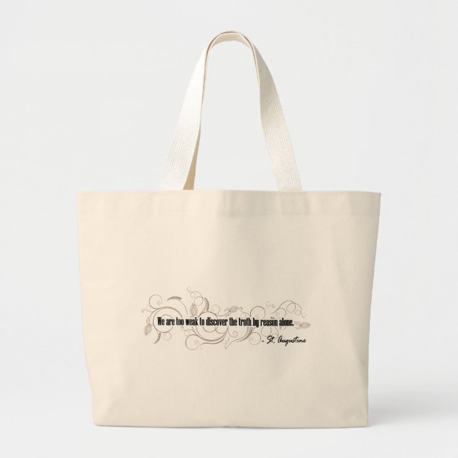 St. Augustine Large Tote Bag (Front)