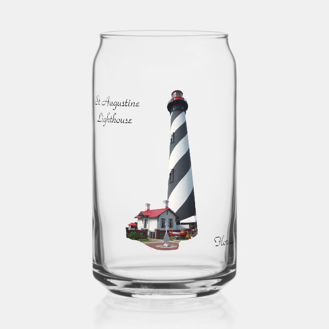 St. Augustine Lighthouse can glass (Front)