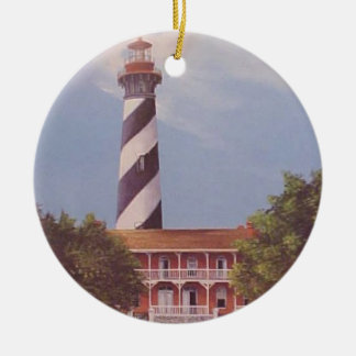 St. Augustine Lighthouse  Ceramic Tree Decoration