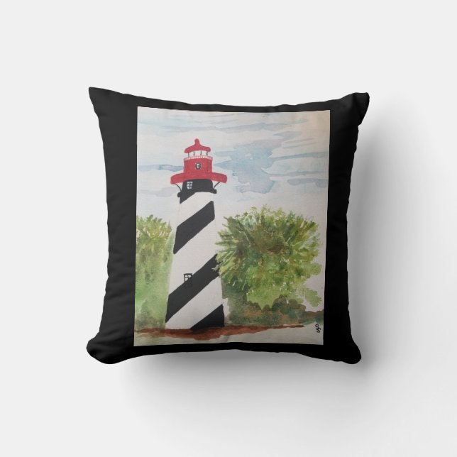 St Augustine Lighthouse Cushion (Front)