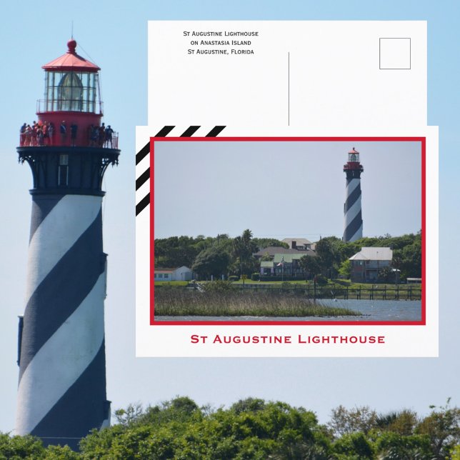 St Augustine Lighthouse Florida Photographic Postcard (Creator Uploaded)