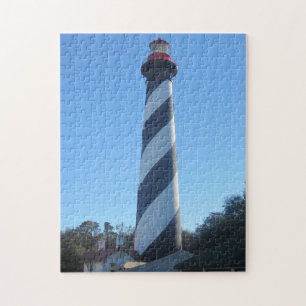 St Augustine Lighthouse in St Augustine Florida Jigsaw Puzzle