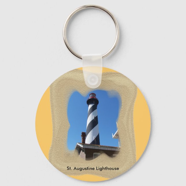 St. Augustine Lighthouse Key Ring (Front)
