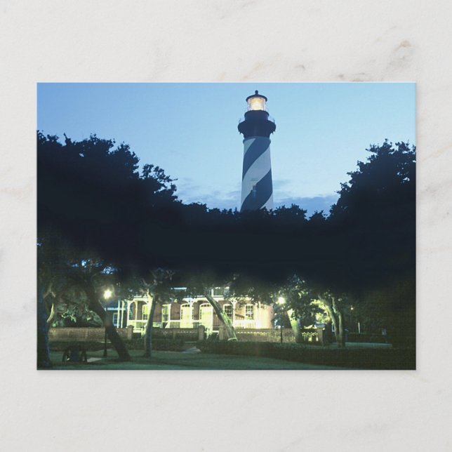St Augustine Lighthouse Postcard (Front)
