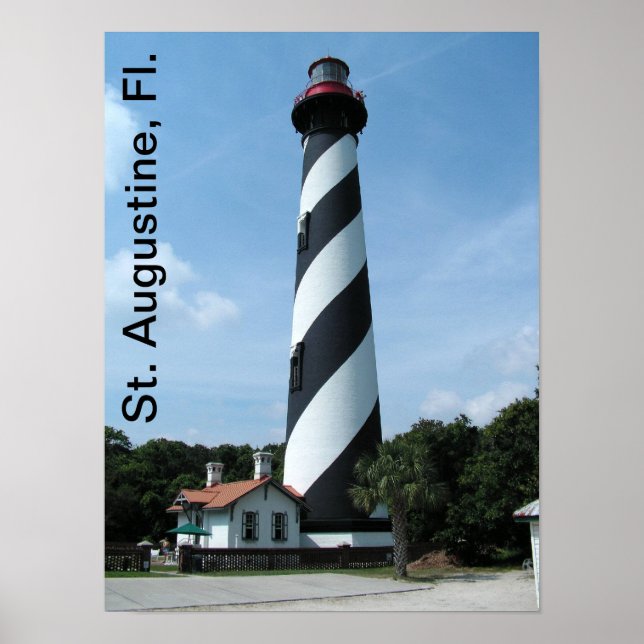 St Augustine Lighthouse Poster (Front)
