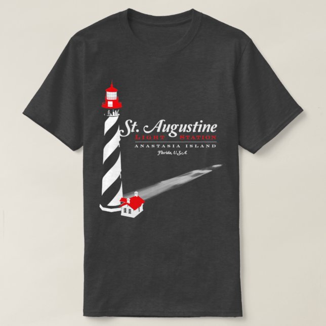 St Augustine Lighthouse T-Shirt (Design Front)
